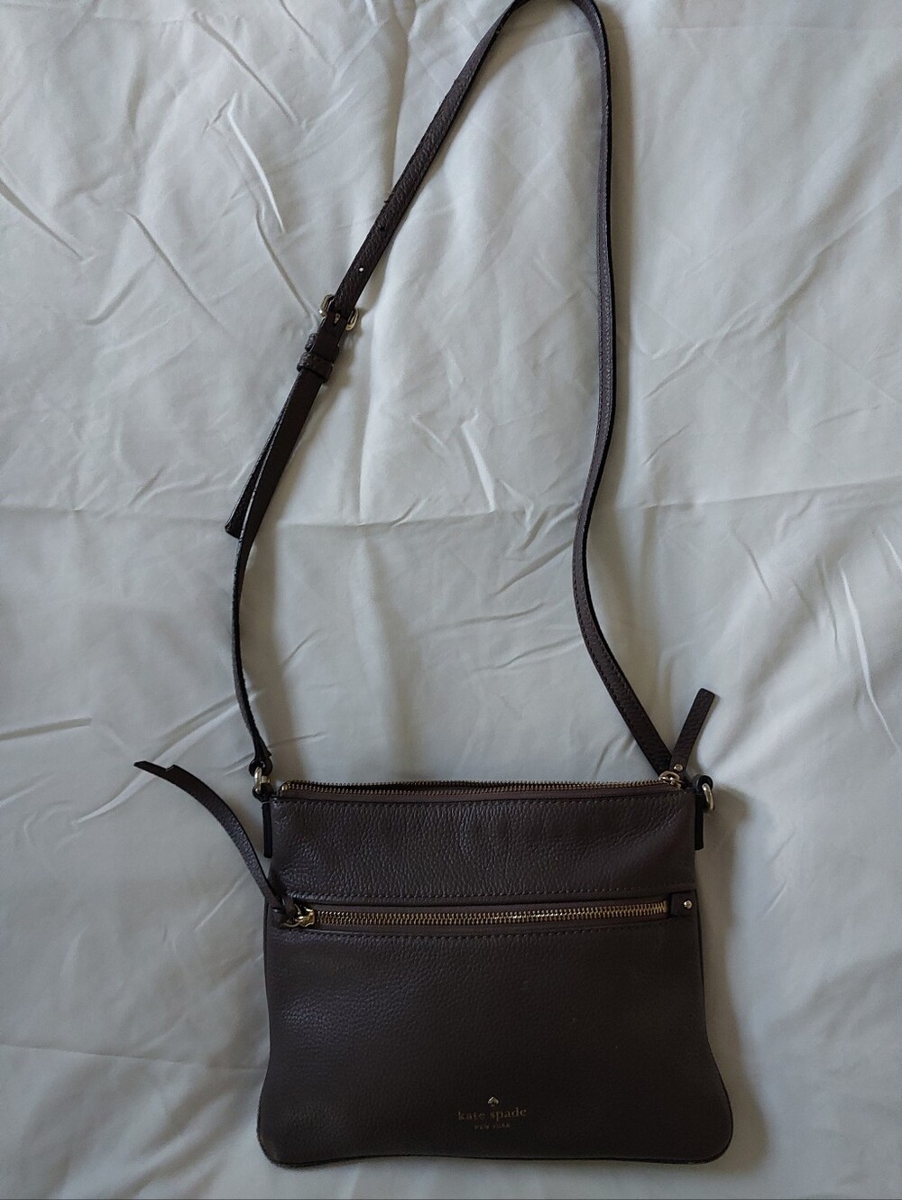 Kate Spade Jackson Street Gabriel Cross Body Pebble Leather Bag